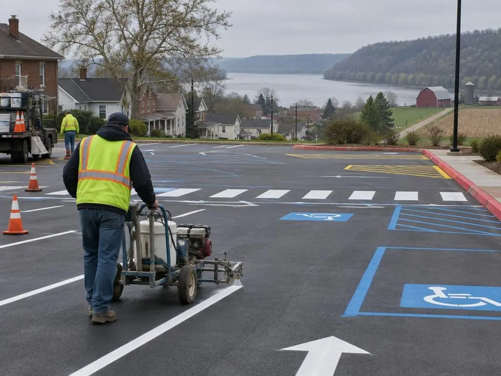 Parking Lot Striping in Terre Haute, IN